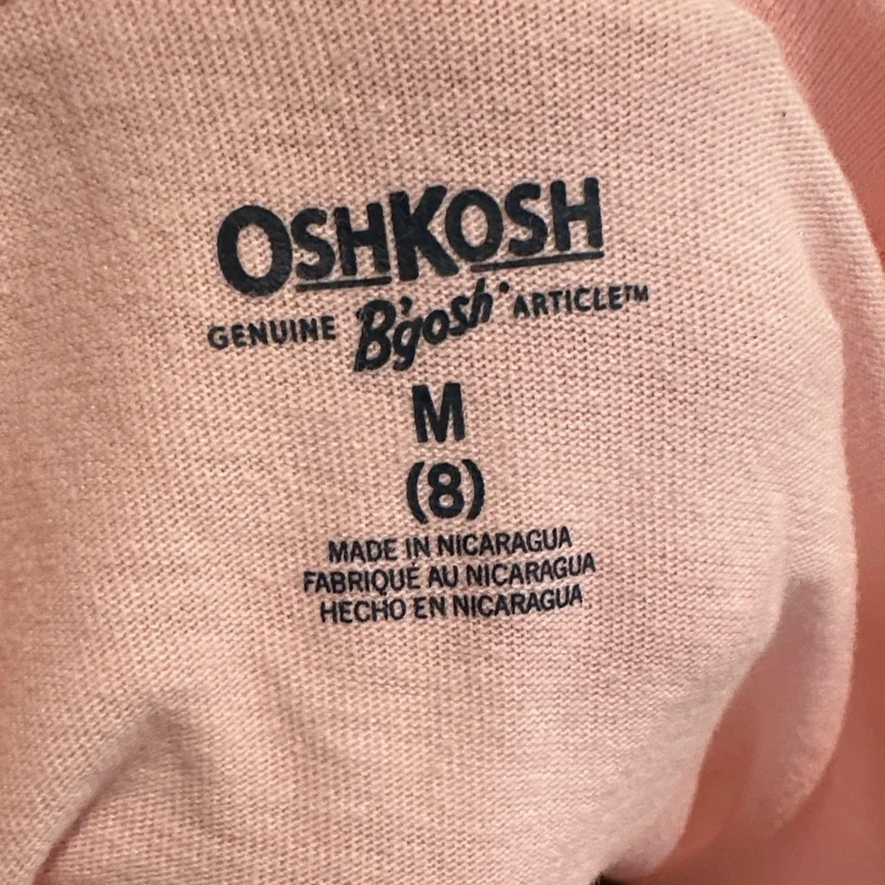 OshKosh B'gosh Light Pink Snowflake Long Sleeve Tee ❄️